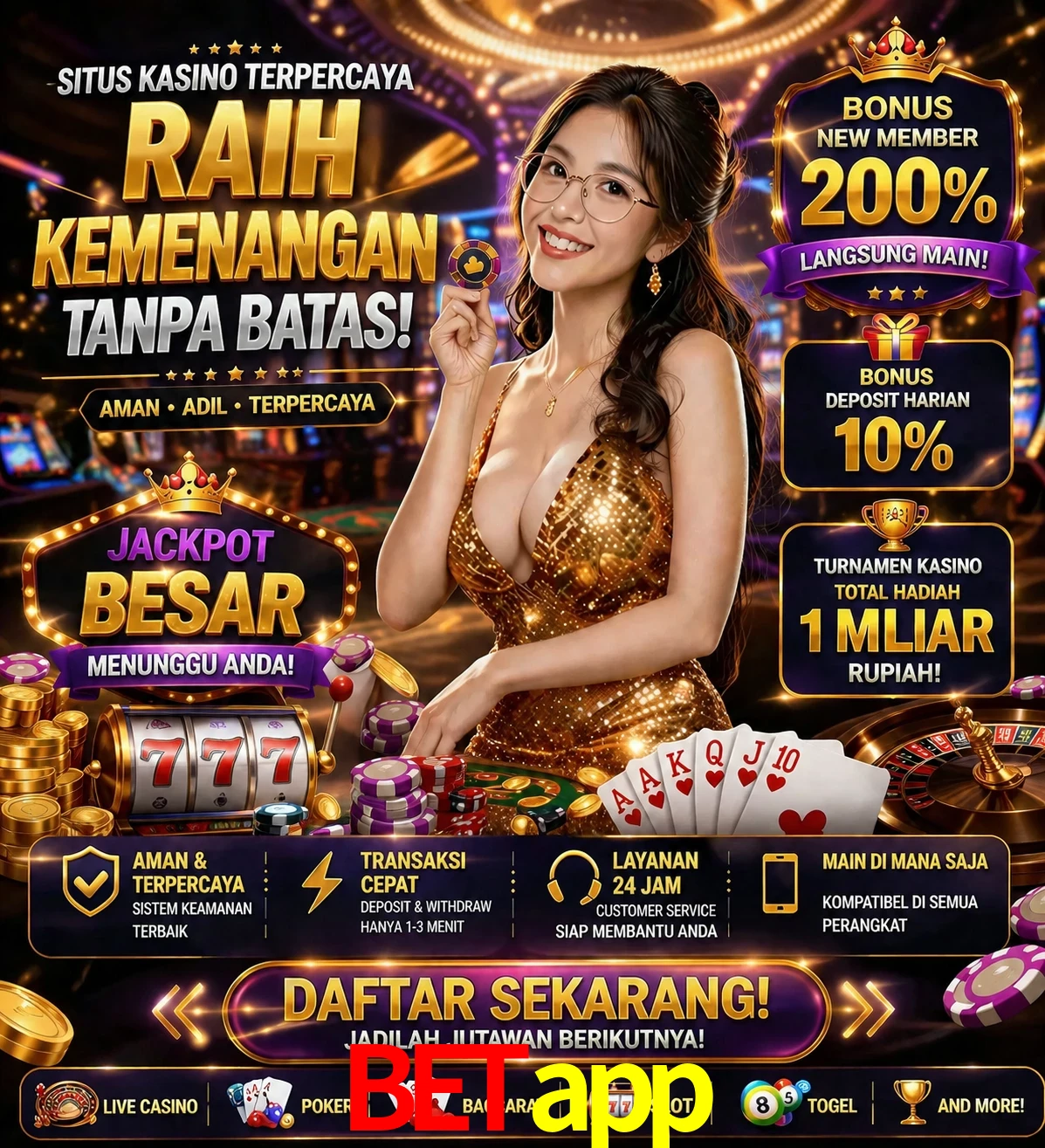 Roleta e blackjack betapp